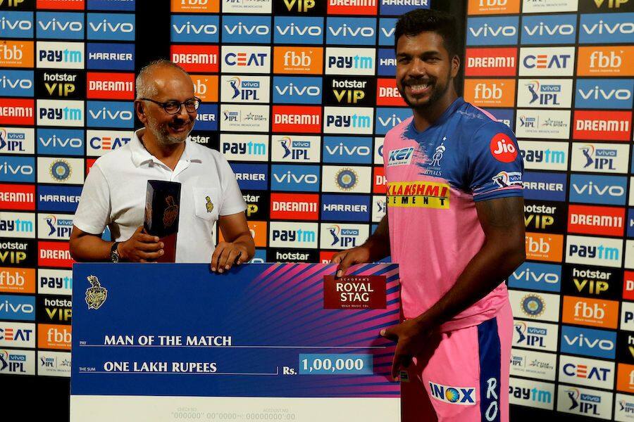 Varun Aaron Man of the Match IPL 2019