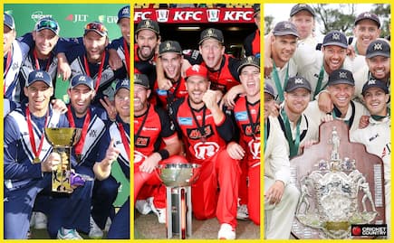 Marcus Harris, Chris Tremain and Cameron White make history for Victoria