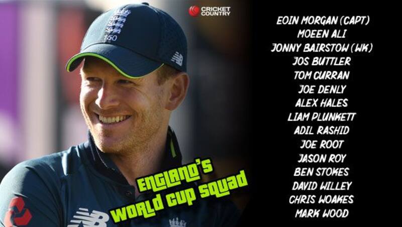 England World Cup team list 2019