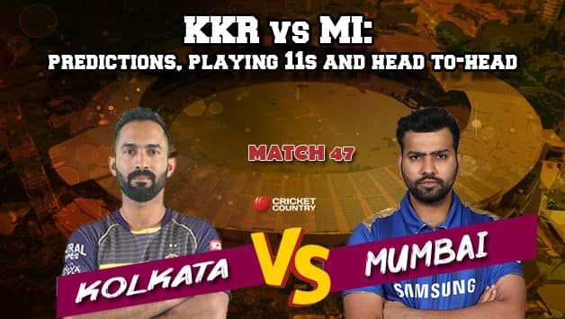 IPL 2019 KKR vs MI: Who will win today’s IPL match – predictions, playing 11s and head to-head