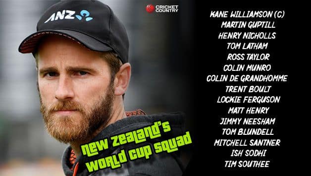 New Zealand World Cup 2019 squad
