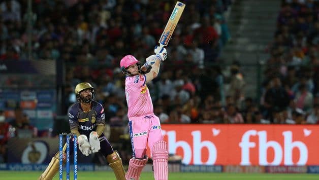 Disciplined KKR keep Rajasthan to 139/3 despite Smith fifty