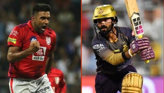 KXIP vs KKR, Dinesh Karthik, Ravichandran Ashwin, Indian Premier League, IPL 2019