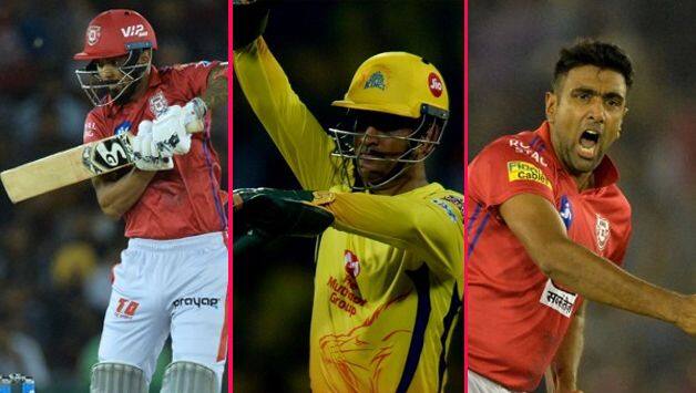 KL Rahul, MS Dhoni, R Ashwin