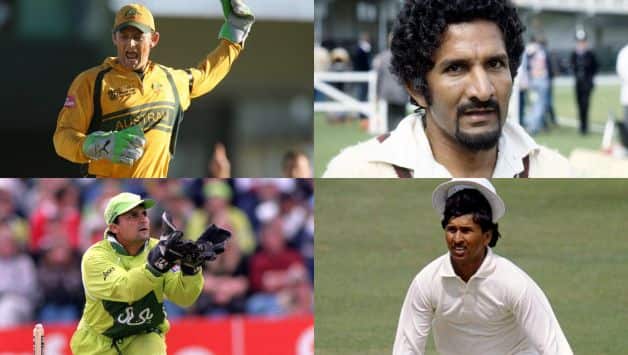 Most dismissals by a wicketkeeper, Adam Gilchrist, Moin Khan, Deryck Murray