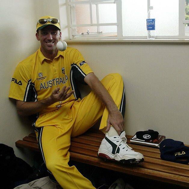 Glenn McGrath Australia 7 15 vs Namibia 2003 Glenn McGrath Australia 7 15 vs Namibia 2003