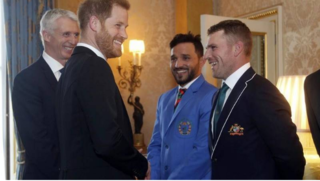 ICC World Cup 2019: Prince Harry sledged Australian skipper Aaron Finch