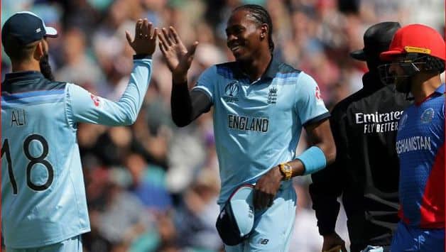 Jofra Archer with Moeen Ali @ Cricket World Cup Twitter