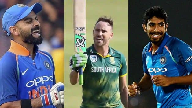 Virat Kohli, Faf du Plessis, Jasprit Bumrah, World Cup 2019, ICC Cricket World Cup 2019