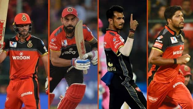 AB de Villiers, Virat Kohli, Yuzvendra Chahal, Umesh Yadav IPL 2019
