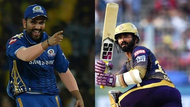 Rohit Sharma and Dinesh Karthik IPL 2019