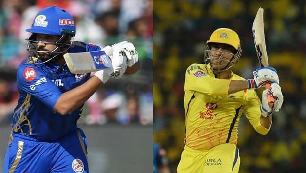 Rohit Sharma and MS Dhoni IPL 2019 final
