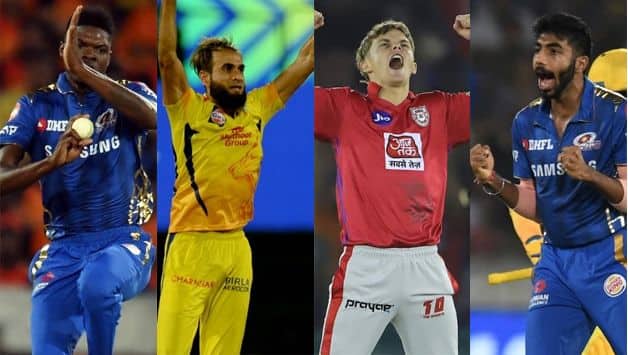 Alzarri Joseph, Imran Tahir, Sam Curran, Jasprit Bumrah IPL 2019