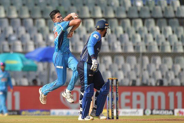 Arjun Tendulkar, Shams Mulani, Aakash Tigers, T20 Mumbai League