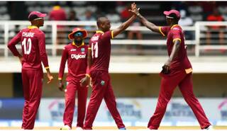 Sunil Ambris scores maiden hundred as West Indies beat Ireland by 5 wkts