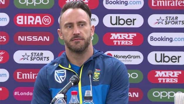 Our pace unit is a real, real threat in English conditions: Faf du Plessis