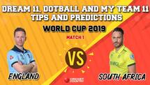 Dream11 Prediction: ENG vs SA World Cup 2019, Match 1, Team Best Players to Pick for Today’s Match between England and South Africa at 3:00 PM