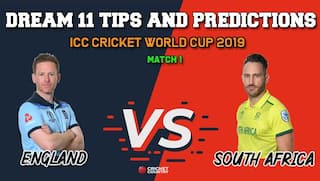 Dream11 Prediction: ENG vs SA World Cup 2019, Match 1, Team Best Players to Pick for Today’s Match between England and South Africa at 3:00 PM