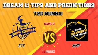 Dream11 Prediction: ETS vs NMP Team Best Players to Pick for Today’s Match between Eagle Thane Strikers and North Mumbai Panthers in T20 Mumbai in Wankede at 3:30 PM