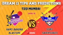 Dream11 Prediction: NBB vs SS Team Best Players to Pick for Today’s Match between Namo Bandra Blasters and Sobo Supersonics in Match 15 of T20 Mumbai at 3:30 PM