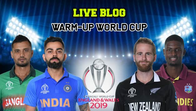 Cricket World Cup 2019, live cricket score, IND vs BAN live score, ball by ball commentary, IND vs BAN, IND vs BAN live streaming, IND vs BAN scoreboard, IND vs BAN Dream 11 team, best players list of today’s match, India vs Bangladesh Dream11 team player list, head to head, IND vs BAN in warm-up match, NZ vs WI live score, ball by ball commentary, NZ vs WI, NZ vs WI live streaming, NZ vs WI scoreboard, NZ vs WI Dream 11 team, best players list of today’s match, New Zealand vs West Indies Dream11 team player list, head to head, NZ vs WI in warm-up match