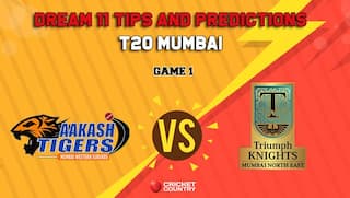 Dream11 Prediction T20 Mumbai: AT vs TK Team Best Players to Pick for Today’s Match between Akash Tigers MWS and Triumph Knights MNE at 3:30 PM