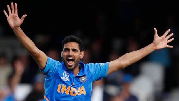 Cricket World Cup 2019: Bhuvneshwar satisfied for having picked wickets on a batting-friendly pitch