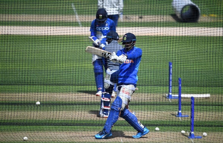 KL Rahul India batting practice