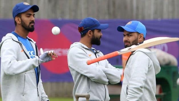 KL Rahul Ravindra Jadeja and Rishabh Pant IANS