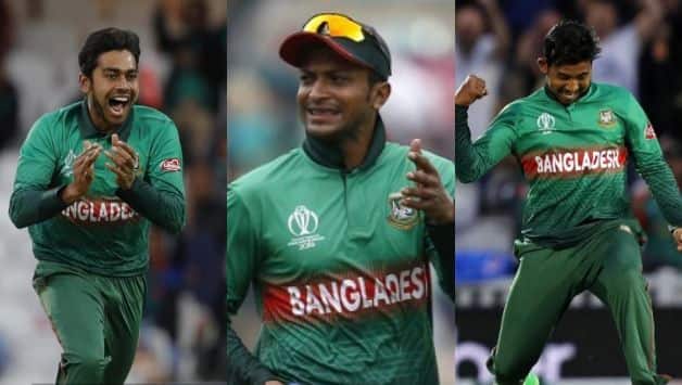 Mehidy Hasan Miraz, Shakib Al Hasan, Mosaddek Hossain, Bangladesh, England, ICC Cricket World Cup 2019