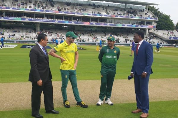 Cricket World Cup 2019: Malik and Hasan dropped, Pakistan bat against South Africa at Lord’s