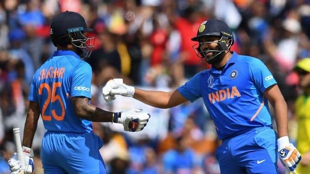 Shikhar Dhawan, Rohit Sharma, Matthew Hayden, Adam Gilchrist, Australia, India, India vs Australia, World Cup, ICC World Cup 2019