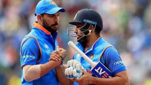 Yuvraj Singh, Rohit Sharma, India