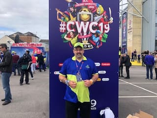 Full of positivity, disabled World Cup Cricketeer Russ Young giving back to cricket and Somerset community