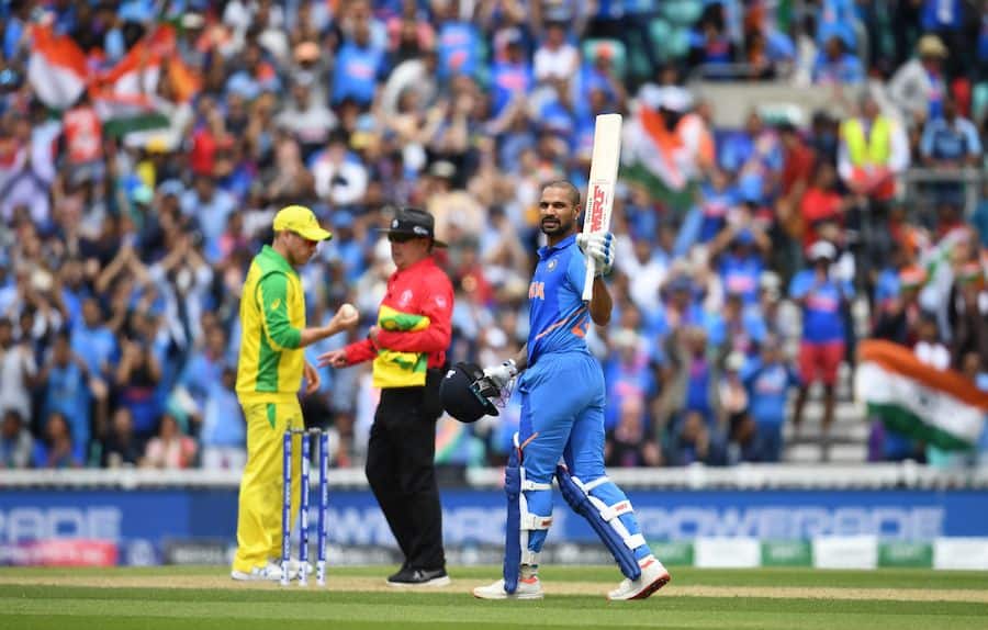 Cricket World Cup 2019: Shikhar Dhawan, Virat Kohli shine as India post 352 vs Australia