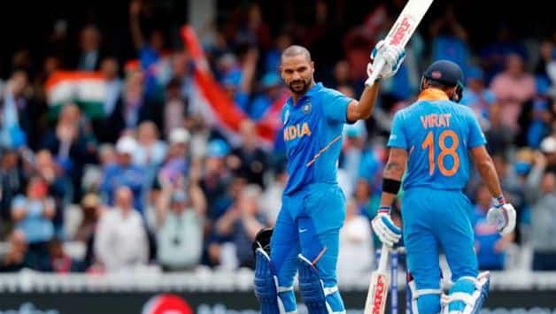 Shikhar Dhawan Virat Kohli AFP