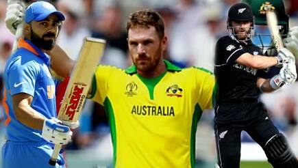 ICC CRICKET World Cup 2019:  Aaron finch, kane Williamson and Virat Kohi in highest run scorer list