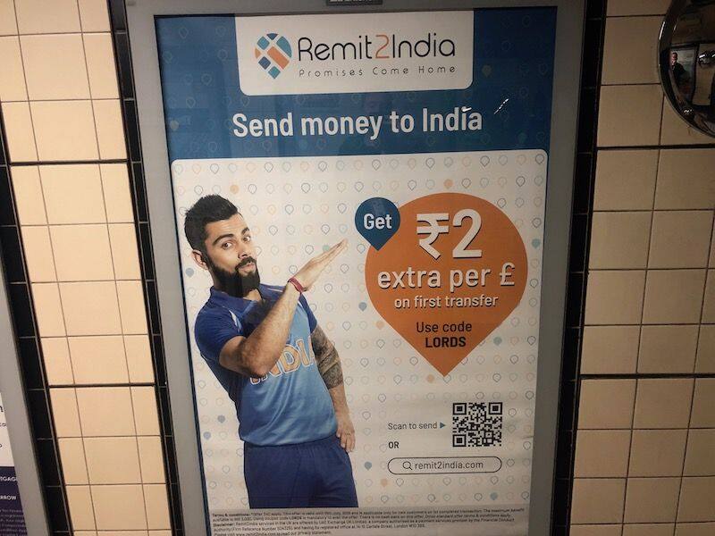 Virat Kohli remit2india