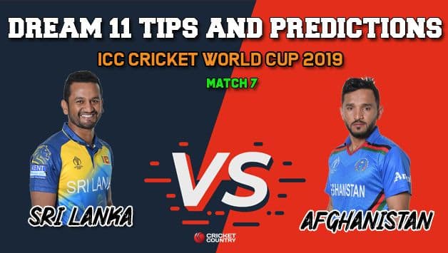 Dream11 Prediction: Afghanistan vs Sri Lanka, Cricket World Cup 2019, Match 7 Team Best Players to Pick for Today’s Match between Afghanistan and Sri Lanka at 3 PM