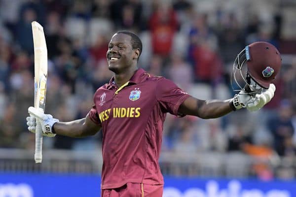 Carlos Brathwaite played the innings of a lifetime. (AFP Image)