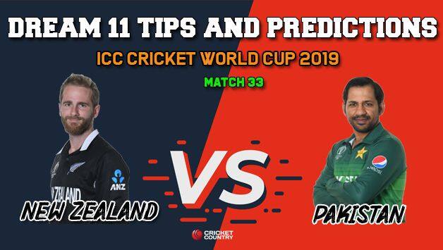 NZ vs PAK Dream11 Prediction, Cricket World Cup 2019, Match 33: Best Playing XI Players to Pick for Today’s Match between New Zealand and Pakistan at 3 PM