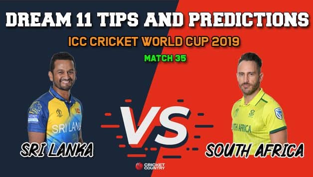 SL vs SA Dream11 Prediction, Cricket World Cup 2019, Match 35: Best Playing XI Players to Pick for Today’s Match between Sri Lanka and South Africa at 3 PM