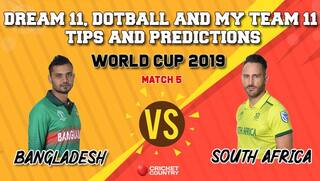 Dotball Prediction, Dream11 Prediction, My Team 11 Prediction: BAN vs SA Cricket World Cup 2019, Match 5 Team Best Players to Pick for Today’s Match between Bangladesh and South Africa at 3 PM