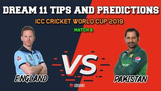 Dream11 Prediction: PAK vs ENG, Cricket World Cup 2019, Match 6 Team Best Players to Pick for Today’s Match between Pakistan and England at 3 PM