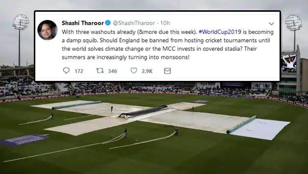 ‘Should England be banned from hosting cricket tournaments?’- Shashi Tharoor on Twitter