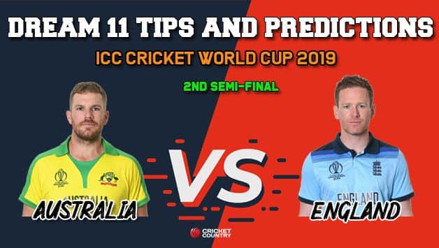 AUS vs ENG Dream11 Prediction, Cricket World Cup 2019, 2nd semi-final: Best Playing XI Players to Pick for Today’s Match between Australia and England at 3 PM