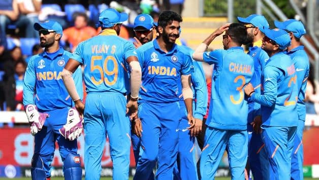 Japrit Bumrah celebrating wicket
