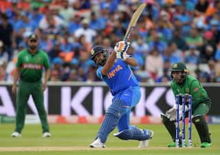 Cricket World Cup: Mustafizur Rahman helps Bangladesh keep India to 314 after Rohit Sharma’s 104 at Edgbaston