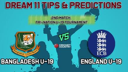 Dream11 Team Bangladesh U-19 vs England U-19 Match 2  YOUTH ODI TRI-SERIES– Cricket Prediction Tips For Today’s  Match BN-Y vs EN-Y at Worcester