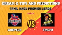 Dream11 Team Chepauk Super Gillies vs Ruby Trichy Warriors Match 6 TNPL – Cricket Prediction Tips For Today’s T20 Match CHE vs RUB at ICL Sankar Nagar Ground, Trunelveli